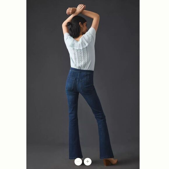 Anthropologie Pilcro Clean Flare Jeans - Picture 5 of 6
